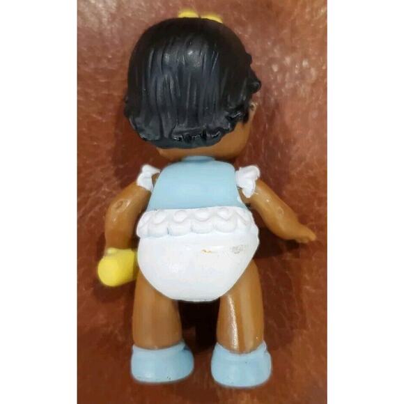 LCB Learning Curve Dollhouse Baby Girl Bottle Replacement Toy Blue White Rare - Picture 2 of 11